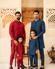 2PC STITCHED-BLUE SUIT IST-27