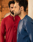2PC STITCHED-BLUE SUIT IST-27